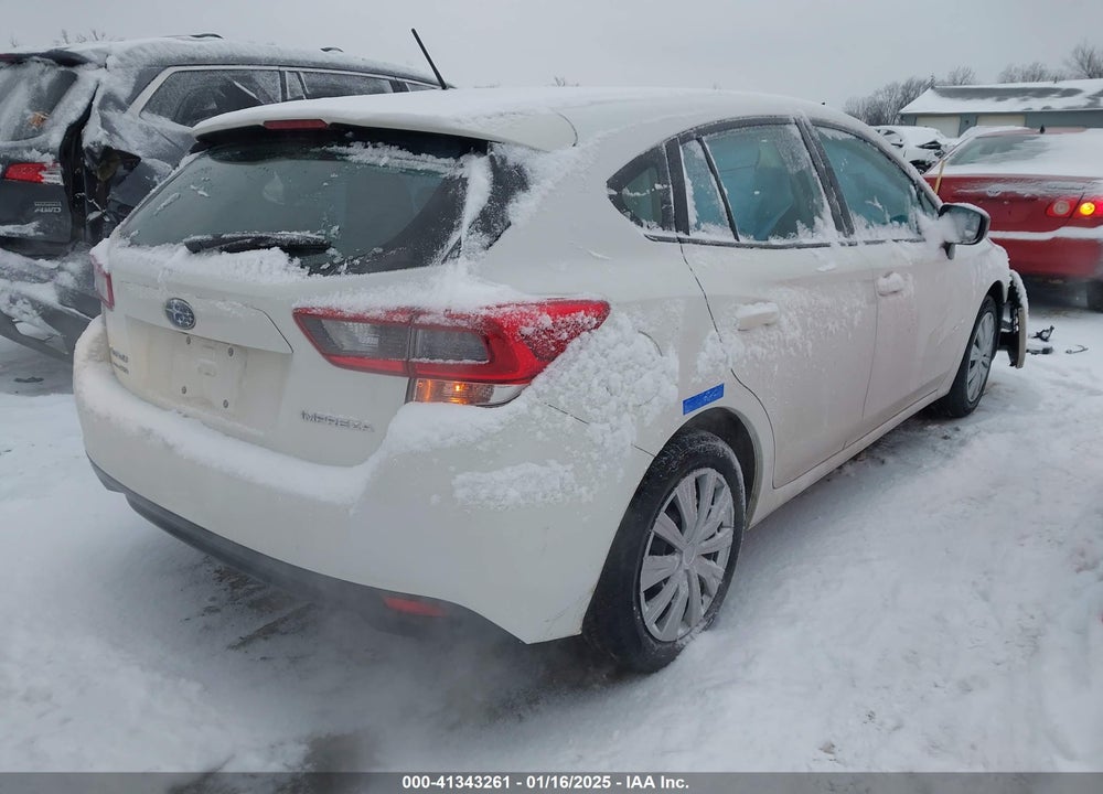 2021 SUBARU IMPREZA VIN: 4S3GTAB66M3712188