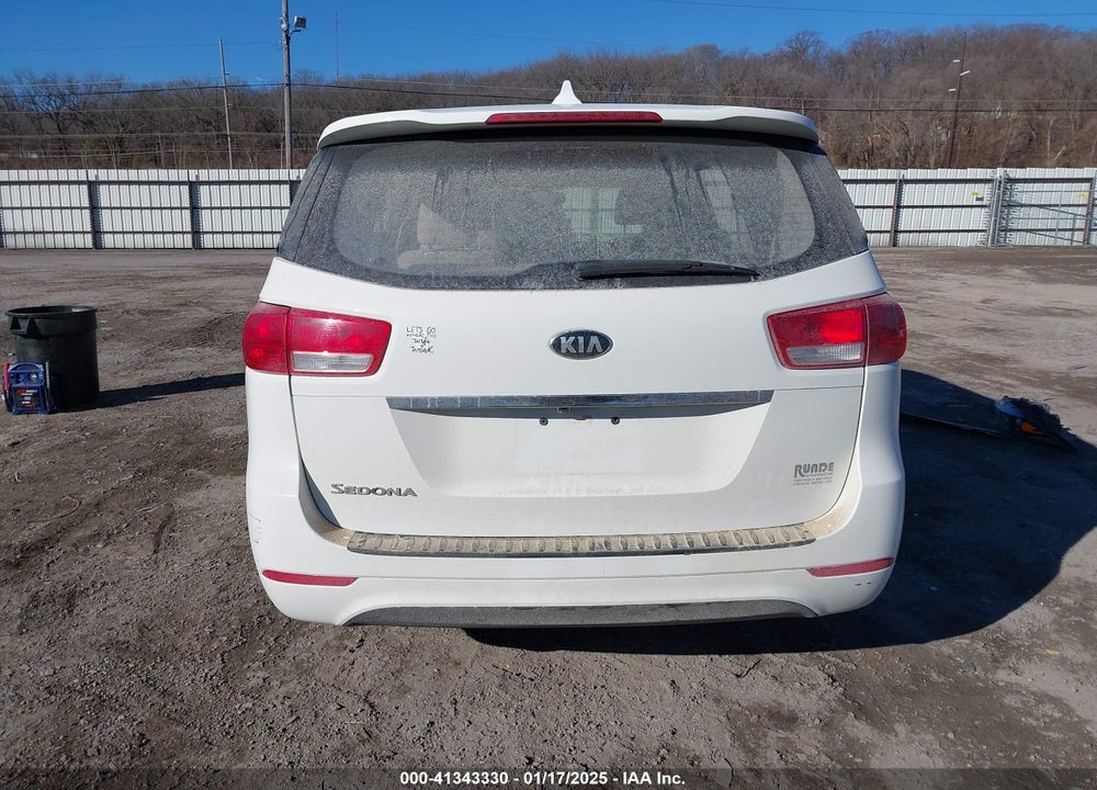2017 KIA SEDONA L VIN: KNDMA5C10H6257698