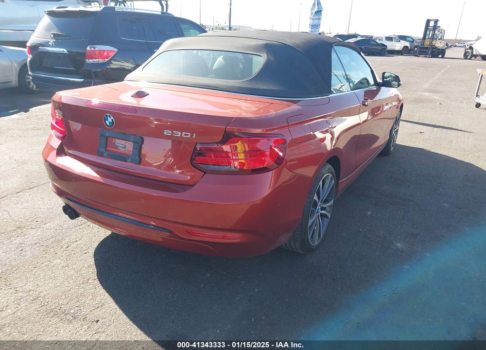 2018 BMW 230I VIN: WBA2M7C55JVD51262