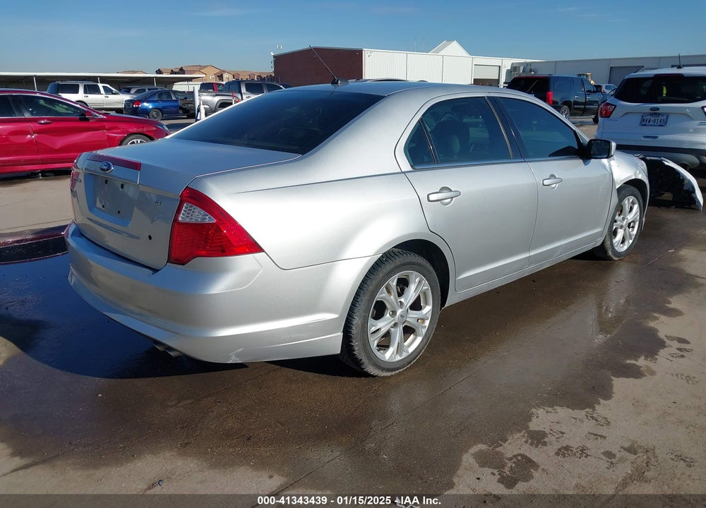 2012 FORD FUSION VIN: 3FAHP0HA9CR246261