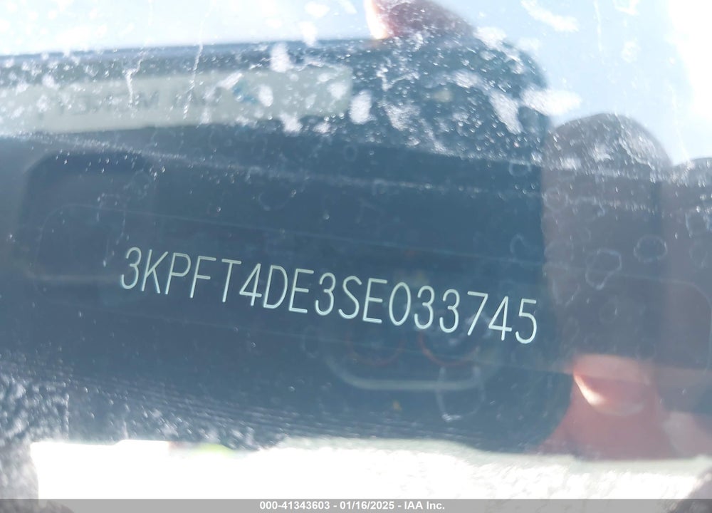 2025 KIA K4 VIN: 3KPFT4DE3SE033745
