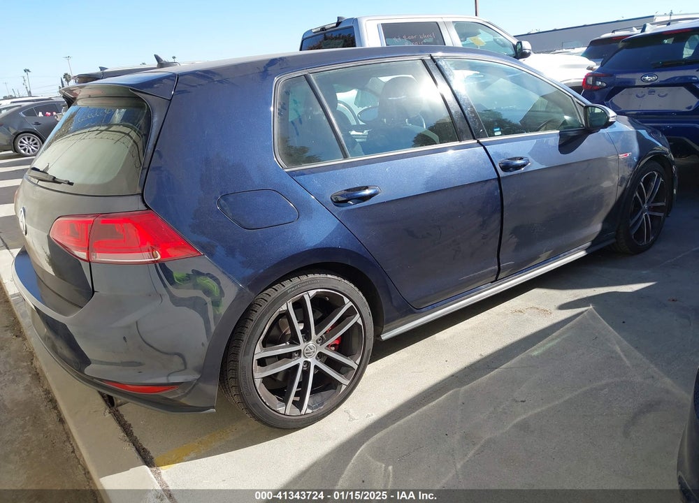 2017 VOLKSWAGEN GOLF GTI VIN: 3VW547AU4HM053973