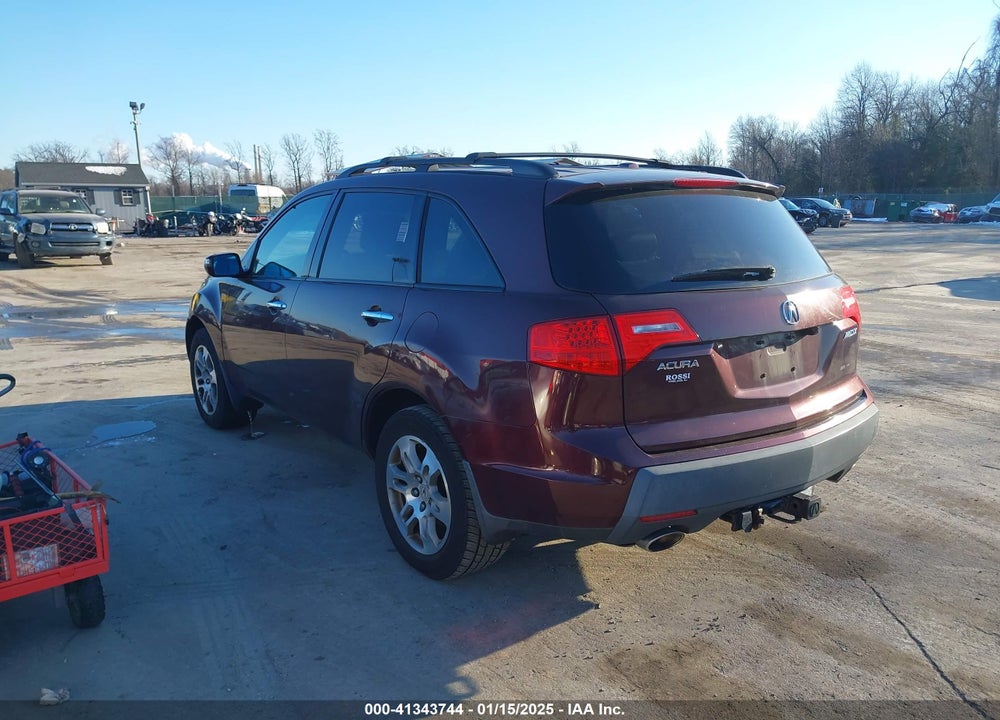 2009 ACURA MDX TECHNOLOGY PACKAGE VIN: 2HNYD28619H514910