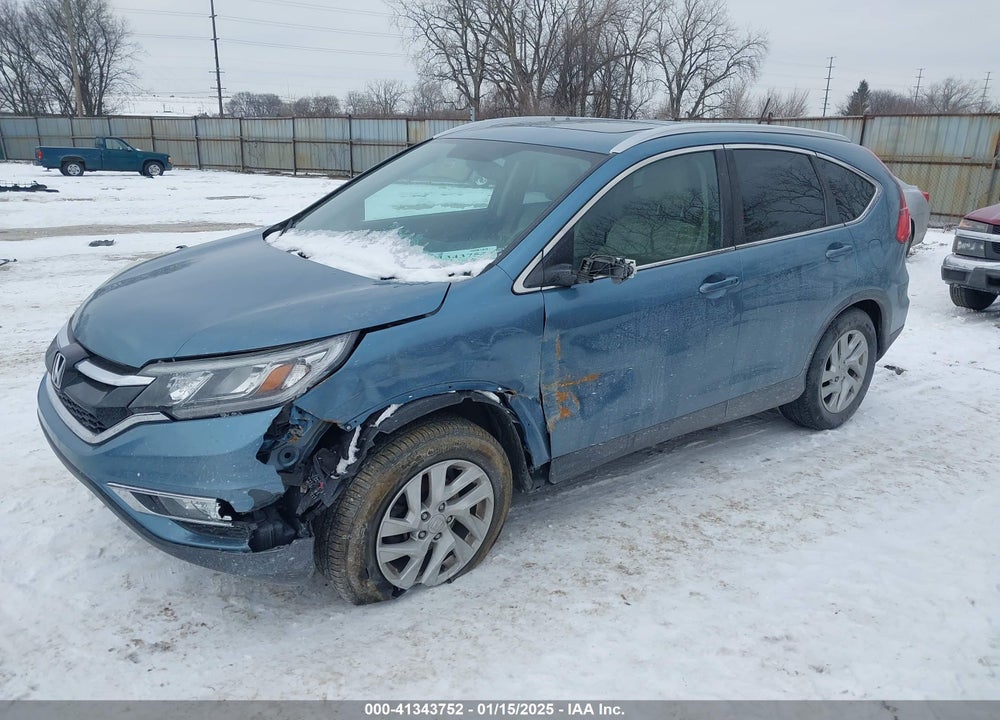 2016 HONDA CR-V EX-L VIN: 5J6RM4H76GL033317