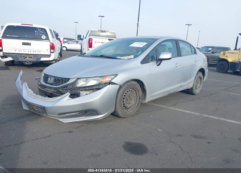 2013 HONDA CIVIC LX VIN: 19XFB2F55DE273418