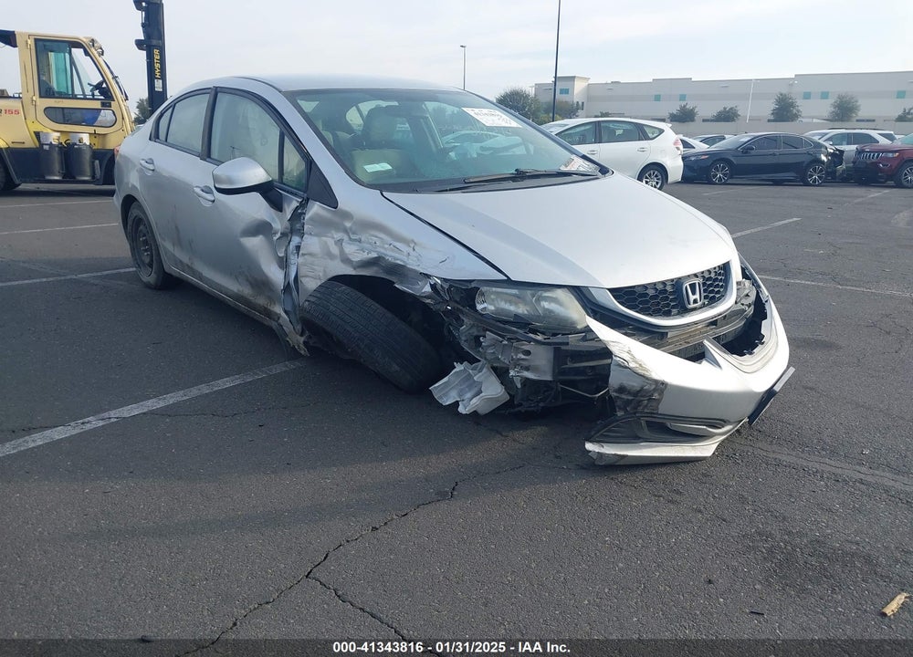 2013 HONDA CIVIC LX VIN: 19XFB2F55DE273418