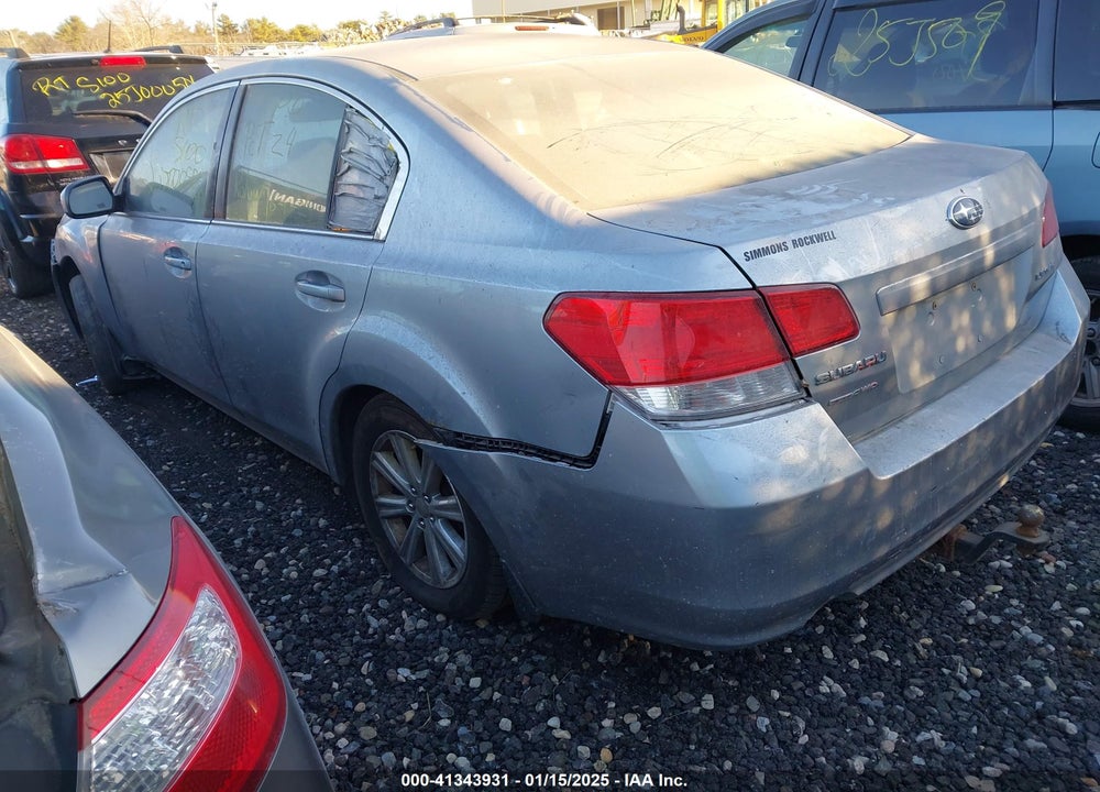 2012 SUBARU LEGACY VIN: 4S3BMCA61C3037076
