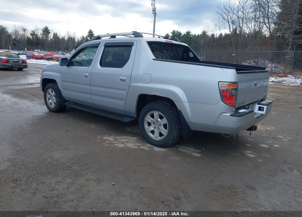 2008 HONDA RIDGELINE RTL VIN: 2HJYK16538H524378