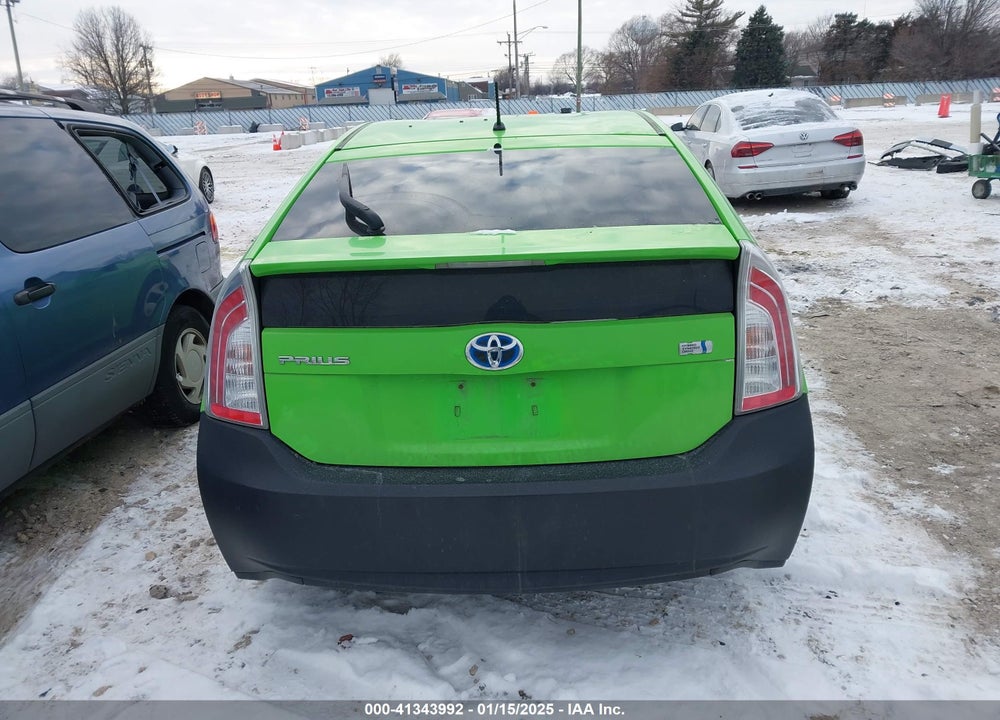 2013 TOYOTA PRIUS VIN: JTDKN3DUXD5616550