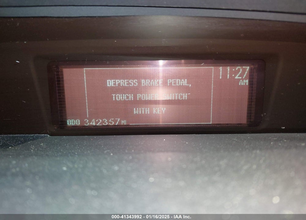 2013 TOYOTA PRIUS VIN: JTDKN3DUXD5616550