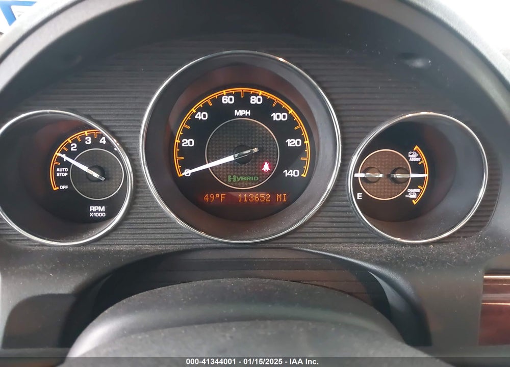 2009 SATURN AURA GREEN LINE HYBRID VIN: 1G8ZR57589F177668