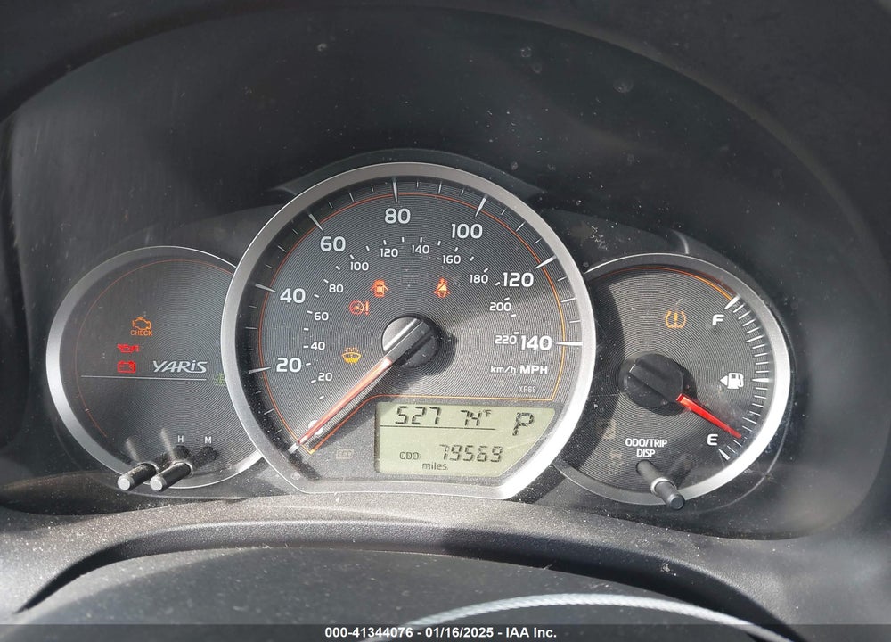 2014 TOYOTA YARIS VIN: JTDKTUD31ED586784