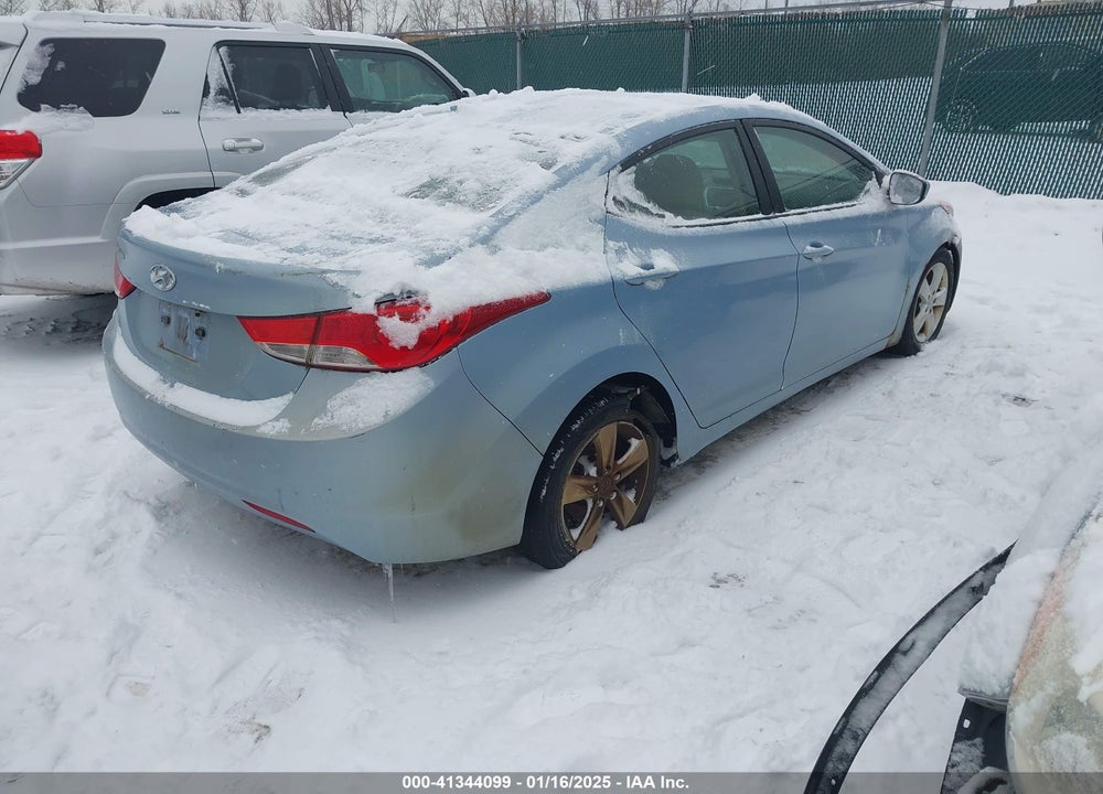 2011 HYUNDAI ELANTRA VIN: KMHDH4AE8BU116548