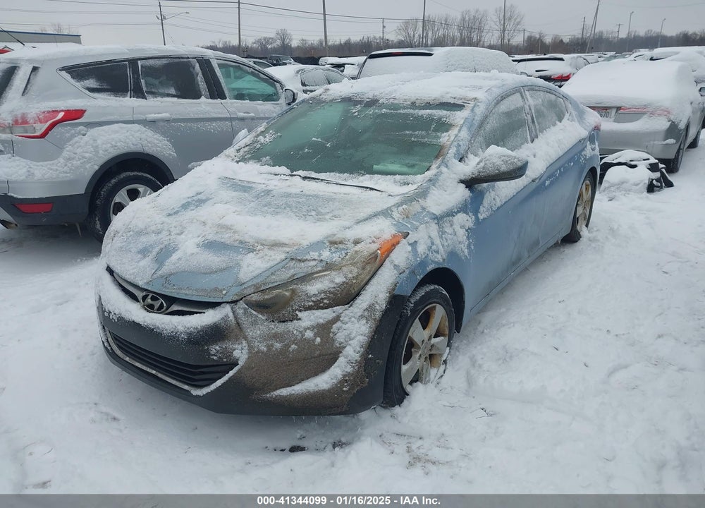 2011 HYUNDAI ELANTRA VIN: KMHDH4AE8BU116548