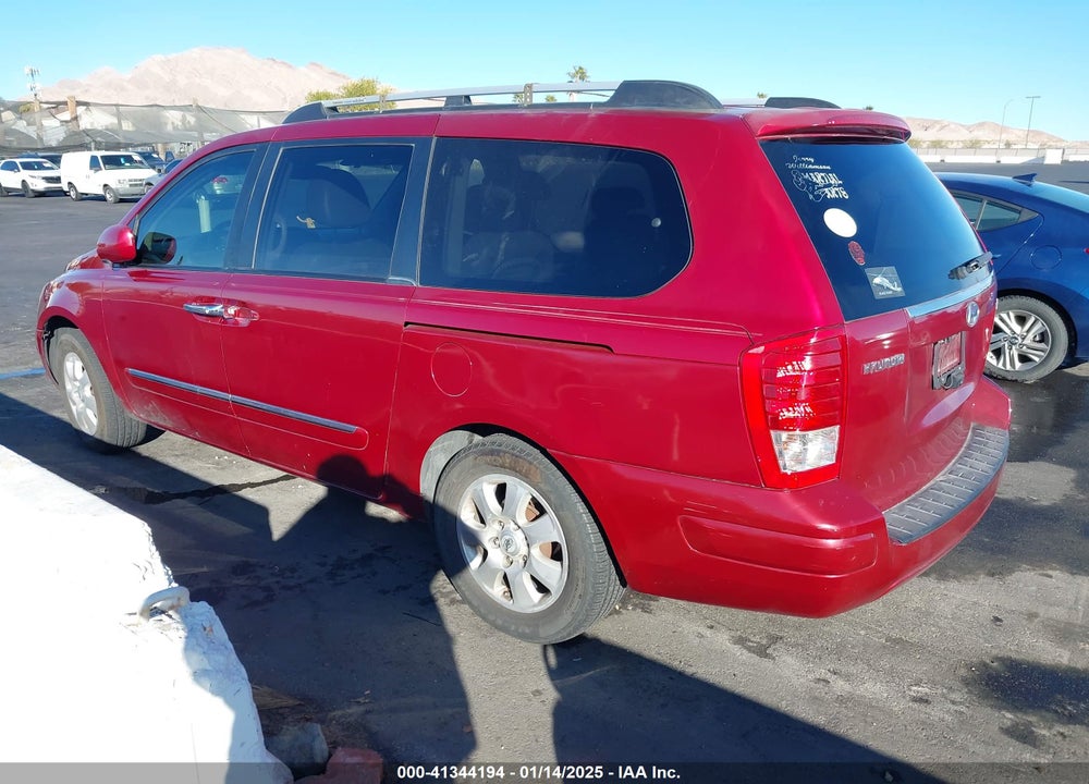 2007 HYUNDAI ENTOURAGE GLS/LIMITED/SE VIN: KNDMC233676027169