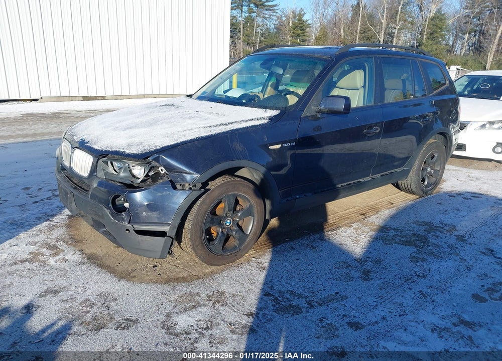 2008 BMW X3 3.0SI VIN: WBXPC934X8WJ13393
