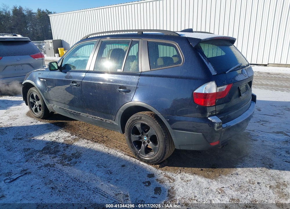 2008 BMW X3 3.0SI VIN: WBXPC934X8WJ13393