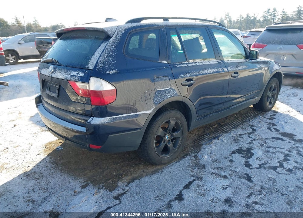 2008 BMW X3 3.0SI VIN: WBXPC934X8WJ13393