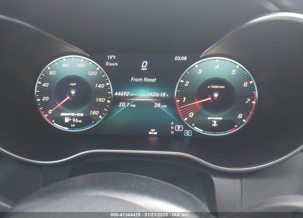 2019 MERCEDES-BENZ AMG C 43 VIN: WDDWJ6EB9KF798394
