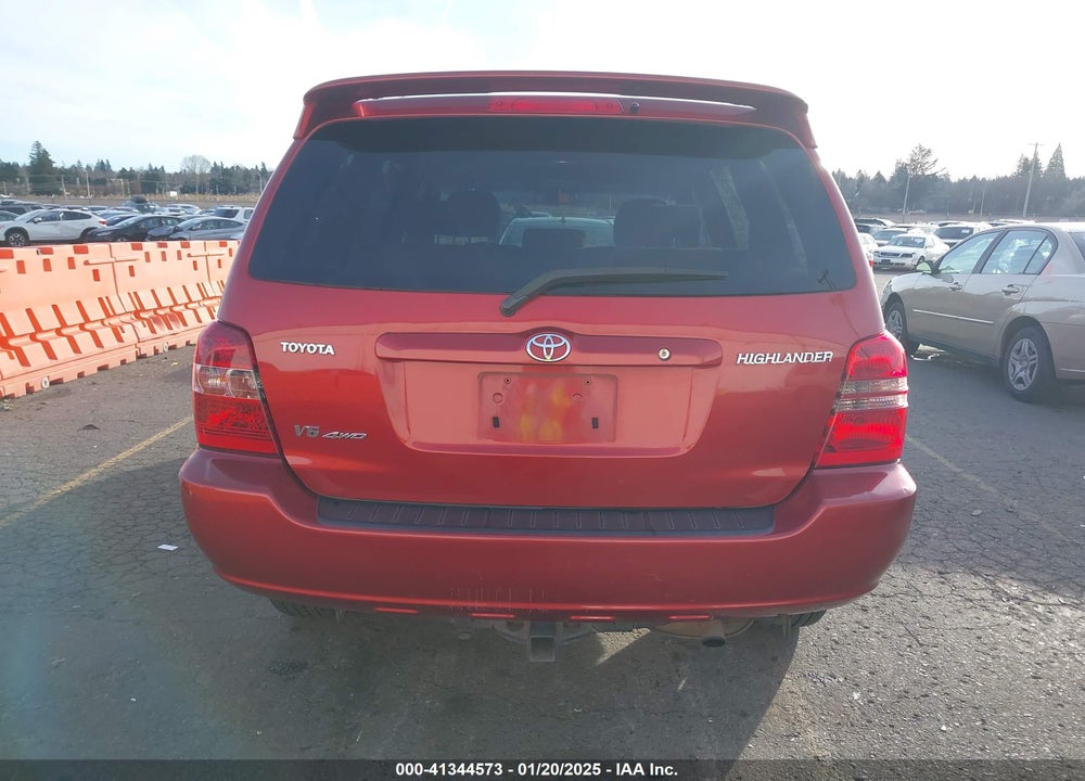 2001 TOYOTA HIGHLANDER V6 VIN: JTEHF21A210010269