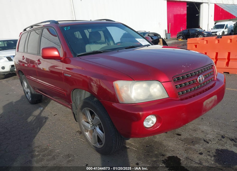 2001 TOYOTA HIGHLANDER V6 VIN: JTEHF21A210010269