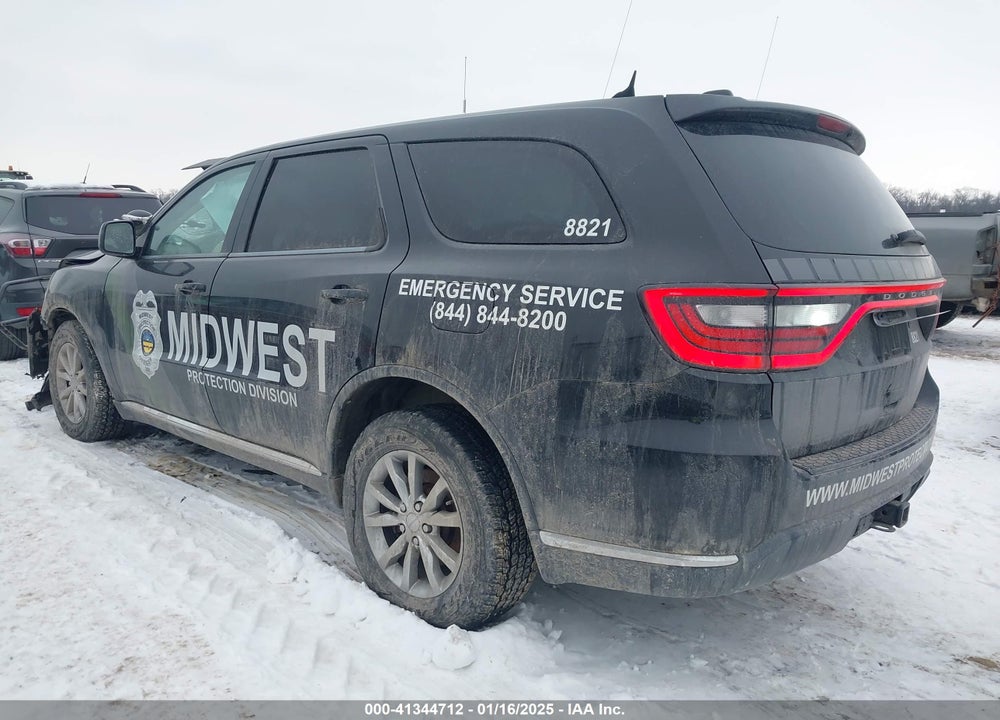 2016 DODGE DURANGO SPECIAL SERVICE VIN: 1C4RDJFG6GC383893