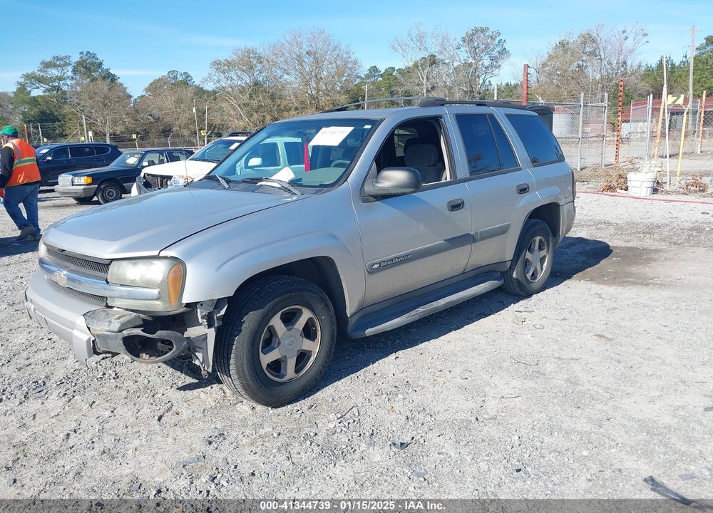 2004 CHEVROLET TRAILBLAZER LS VIN: 1GNDS13S342120875