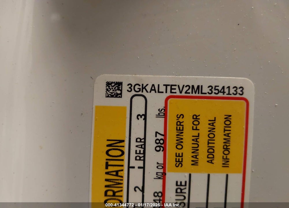 2021 GMC TERRAIN AWD SLE VIN: 3GKALTEV2ML354133