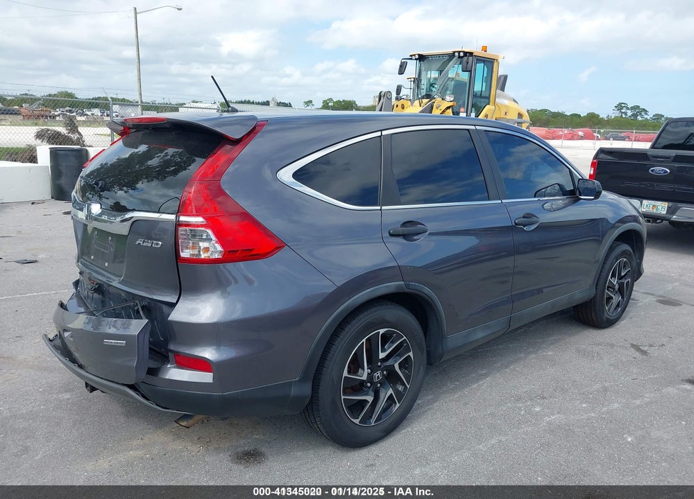 2016 HONDA CR-V SE VIN: 2HKRM4H41GH697038