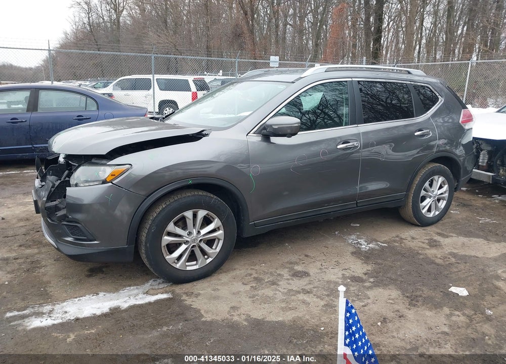 2015 NISSAN ROGUE SV VIN: 5N1AT2MV4FC842226