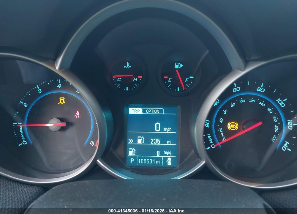 2013 CHEVROLET CRUZE 2LT AUTO VIN: 1G1PE5SB1D7104577
