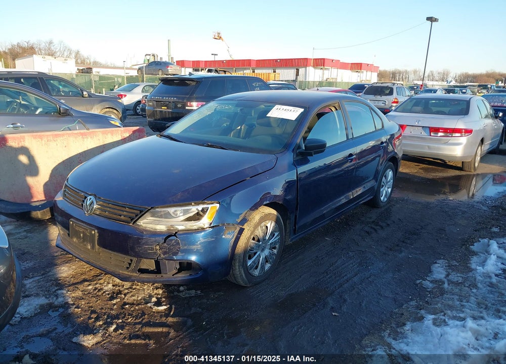 2011 VOLKSWAGEN JETTA 2.0L S VIN: 3VW1K7AJ9BM018962