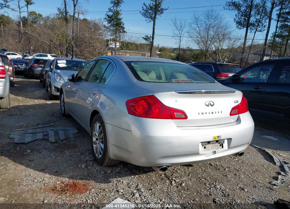 2007 INFINITI G35 VIN: JNKBV61E97M725668