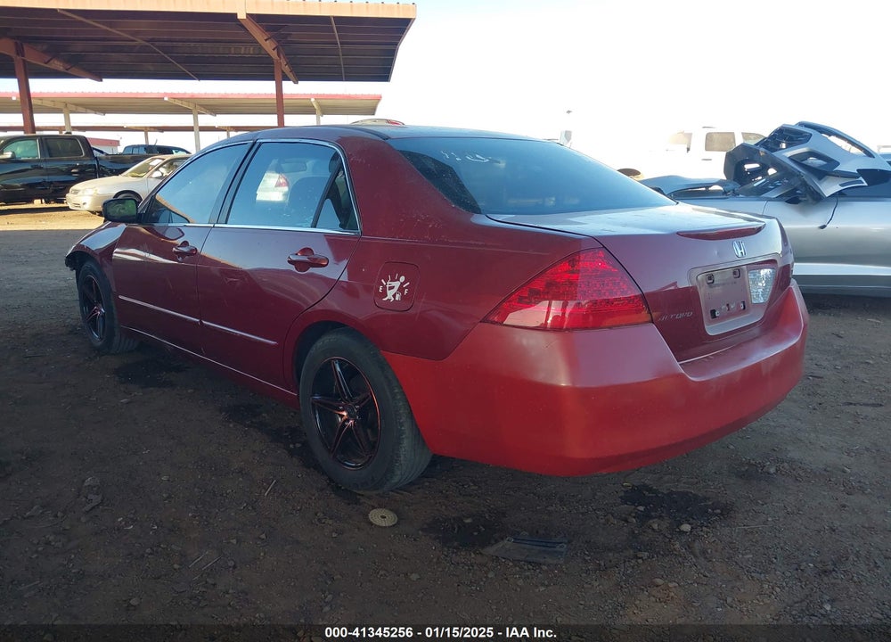 2007 HONDA ACCORD 2.4 EX VIN: 1HGCM56797A185920