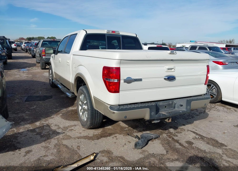 2009 FORD F-150 KING RANCH/LARIAT/PLATINUM/XL/XLT VIN: 1FTPW12V29KB67733