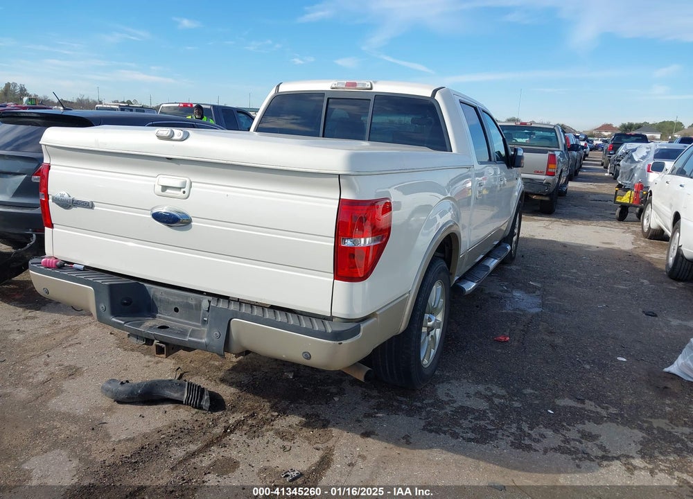 2009 FORD F-150 KING RANCH/LARIAT/PLATINUM/XL/XLT VIN: 1FTPW12V29KB67733
