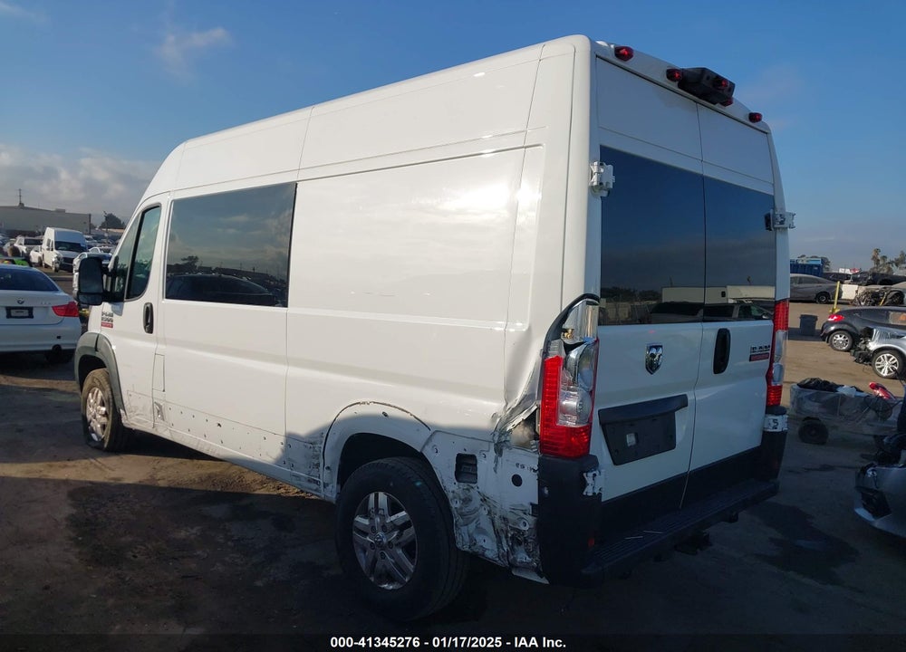 2021 RAM PROMASTER 1500 136 WB VIN: 3C6ERVBG8ME506392