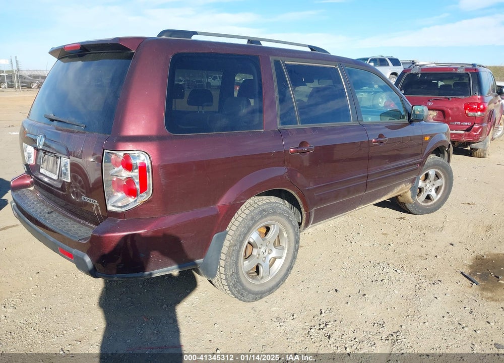 2007 HONDA PILOT EX-L VIN: 2HKYF18677H524713