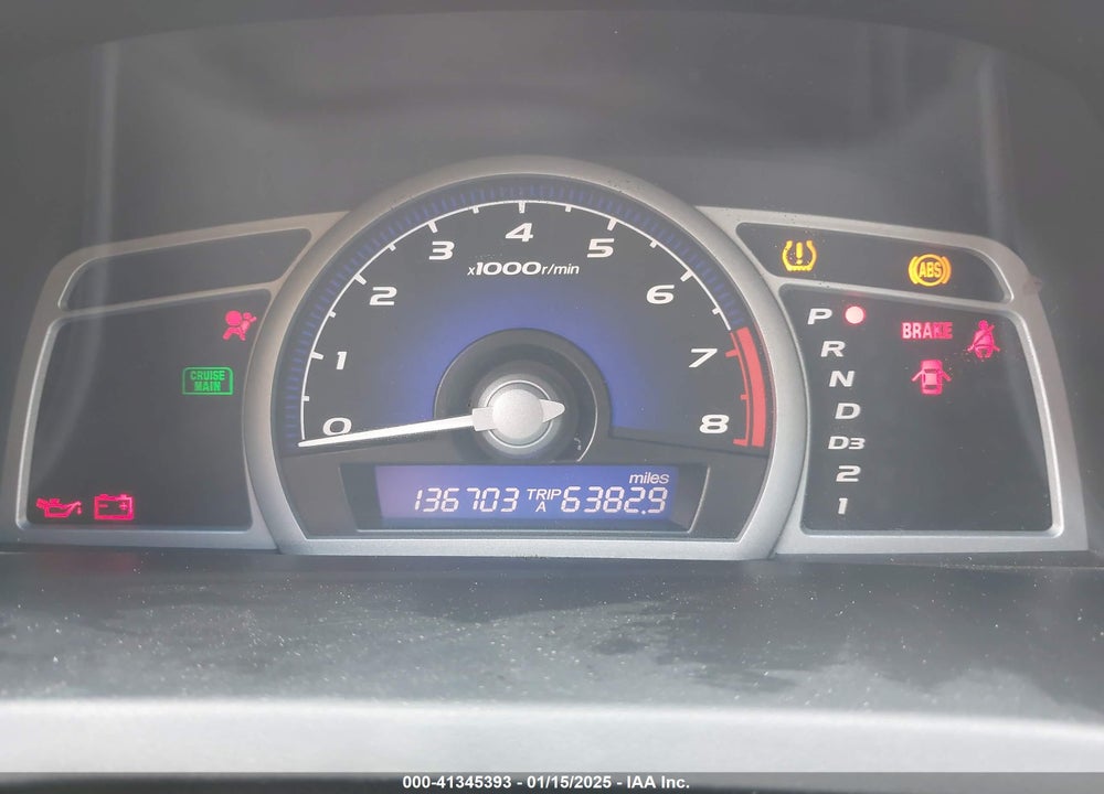 2009 HONDA CIVIC VIN: 2HGFG12699H541118
