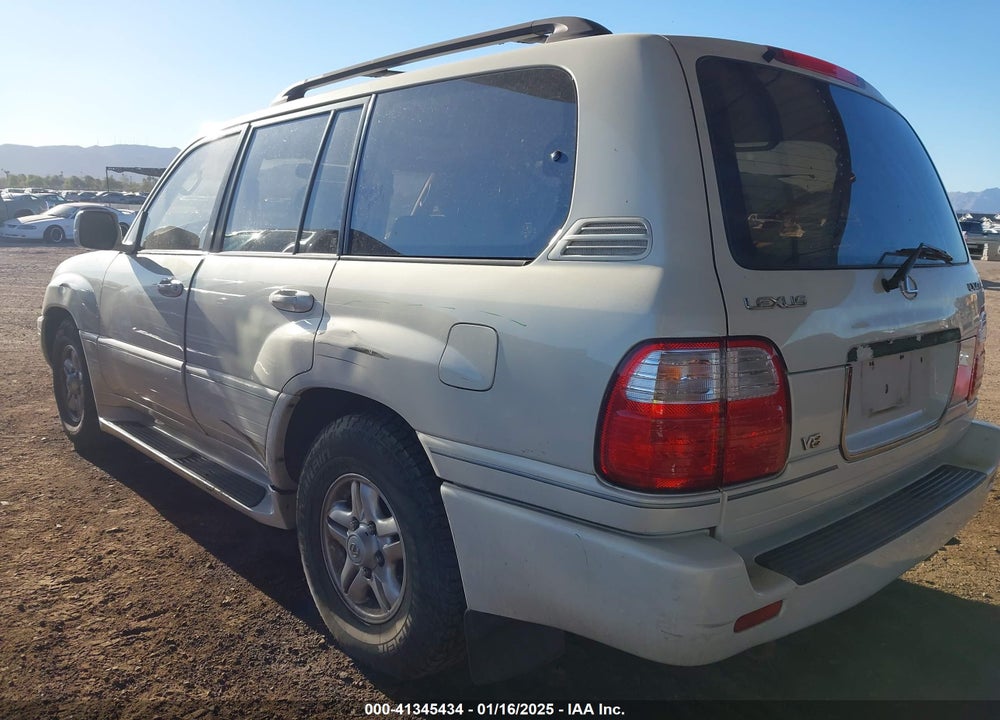 2000 LEXUS LX 470 VIN: JT6HT00W0Y0089537