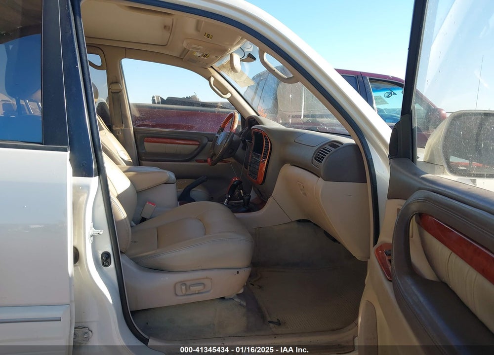 2000 LEXUS LX 470 VIN: JT6HT00W0Y0089537