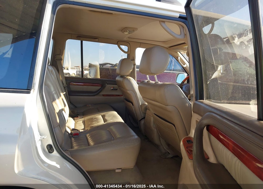 2000 LEXUS LX 470 VIN: JT6HT00W0Y0089537
