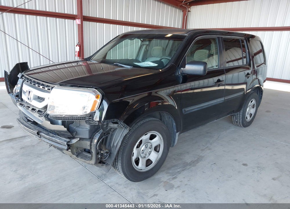 2010 HONDA PILOT LX VIN: 5FNYF3H22AB010735
