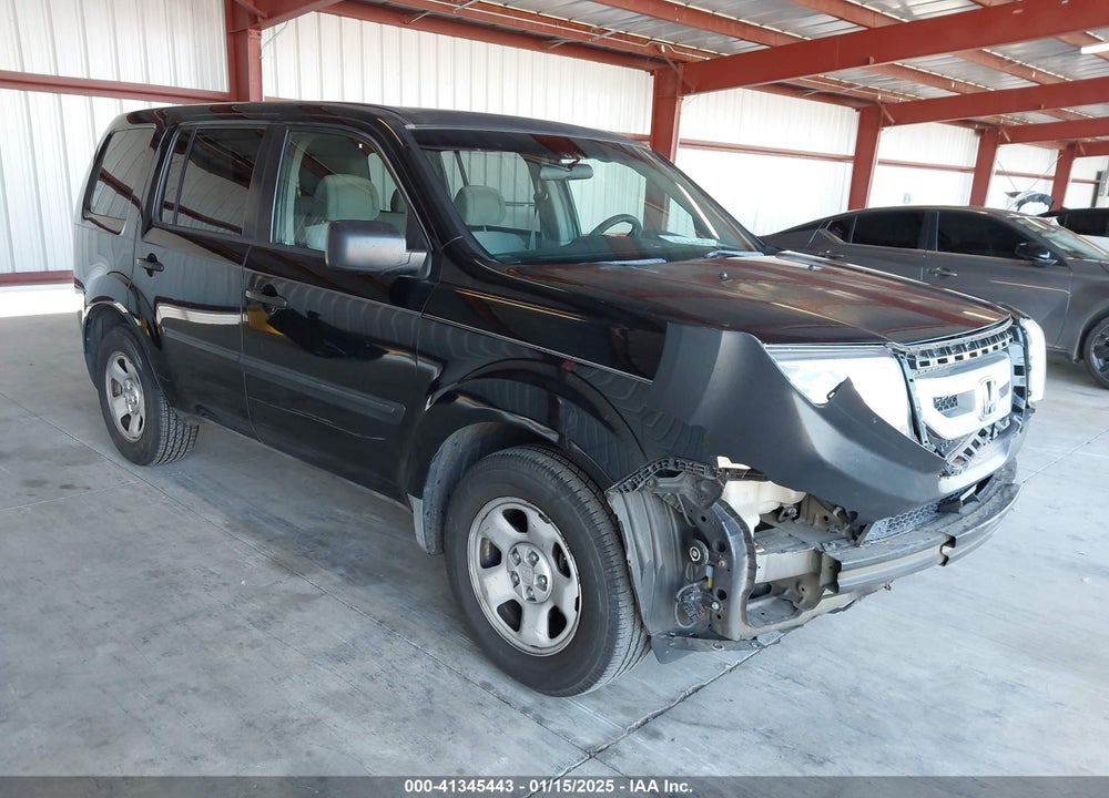 2010 HONDA PILOT LX VIN: 5FNYF3H22AB010735