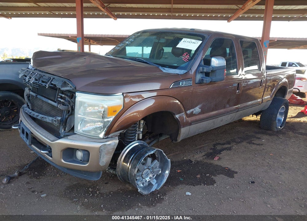 2011 FORD F-350 LARIAT VIN: 1FT8W3BT7BEB66032