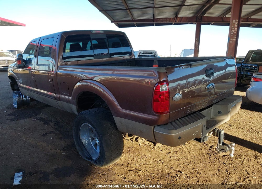 2011 FORD F-350 LARIAT VIN: 1FT8W3BT7BEB66032