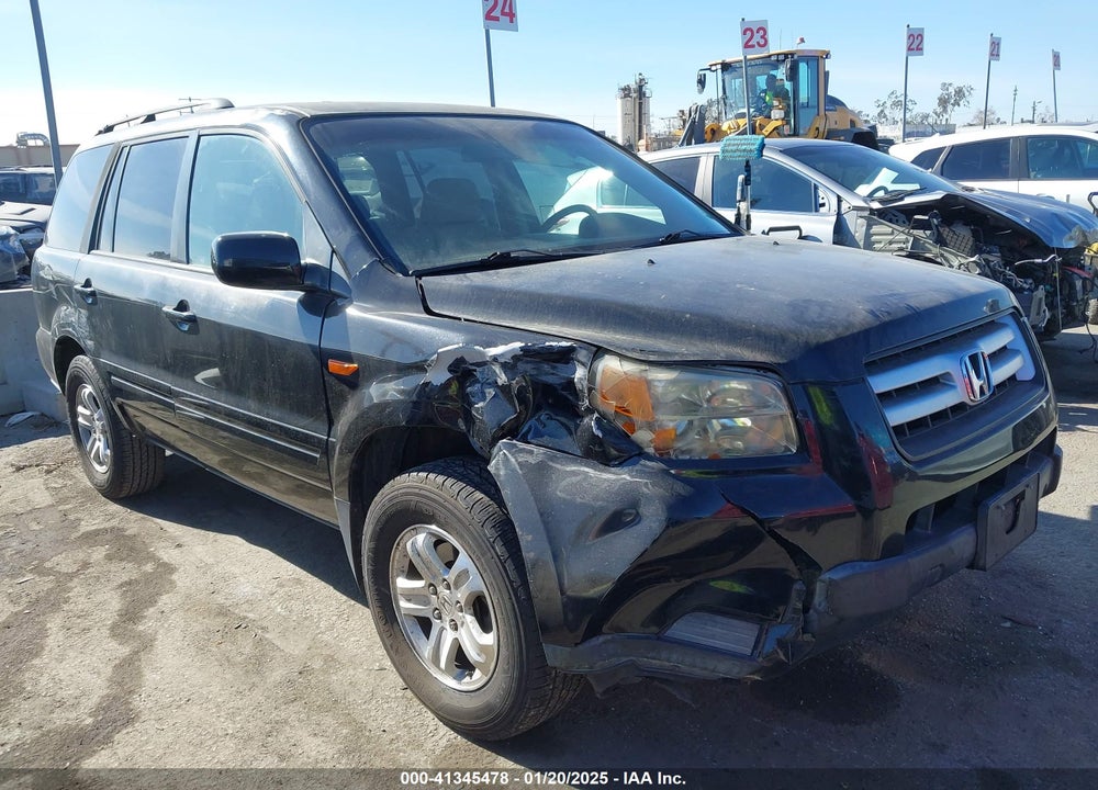 2008 HONDA PILOT VP VIN: 5FNYF28258B024987