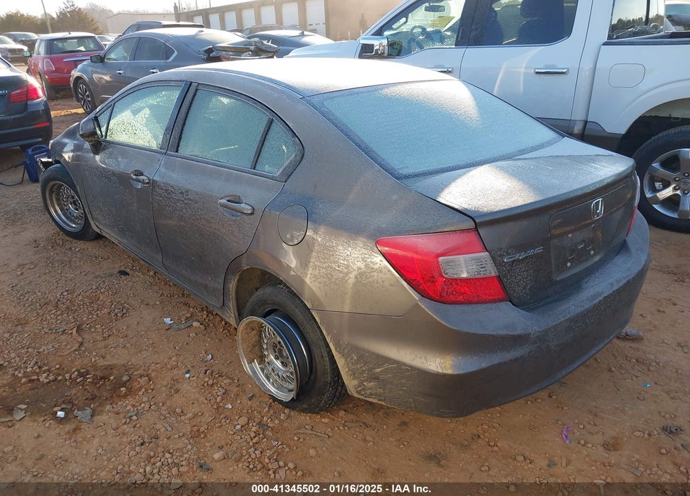 2012 HONDA CIVIC SDN LX VIN: 2HGFB2F50CH554482