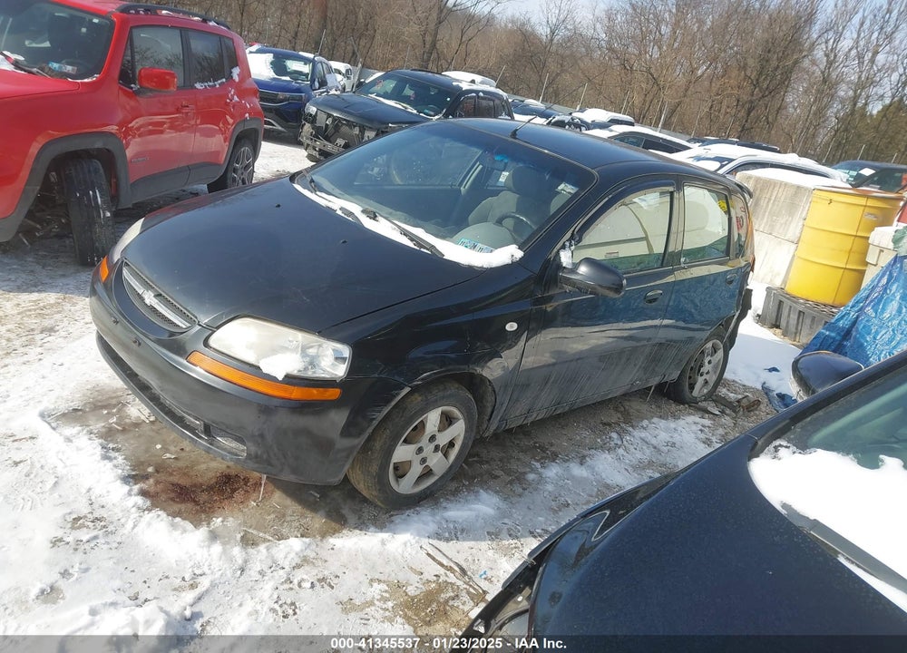 2005 CHEVROLET AVEO LS VIN: KL1TD62625B481491