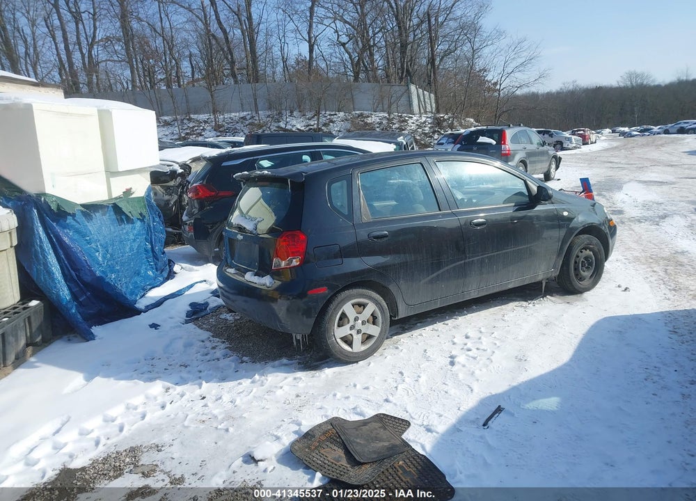 2005 CHEVROLET AVEO LS VIN: KL1TD62625B481491